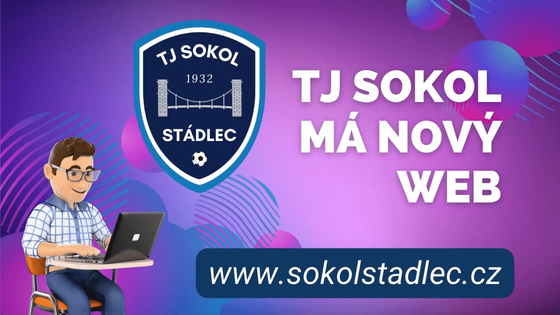 TJ Sokol stádlec má nové webové stránky