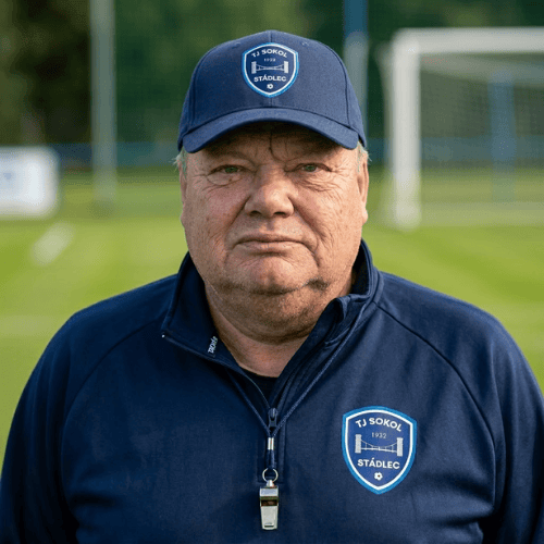 Pavel Klasna trénuje mladší přípravku - TJ Sokol Stádlec